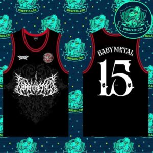 BABYMETAL World Tour 2025-26 North America Basketball Jersey Shirt