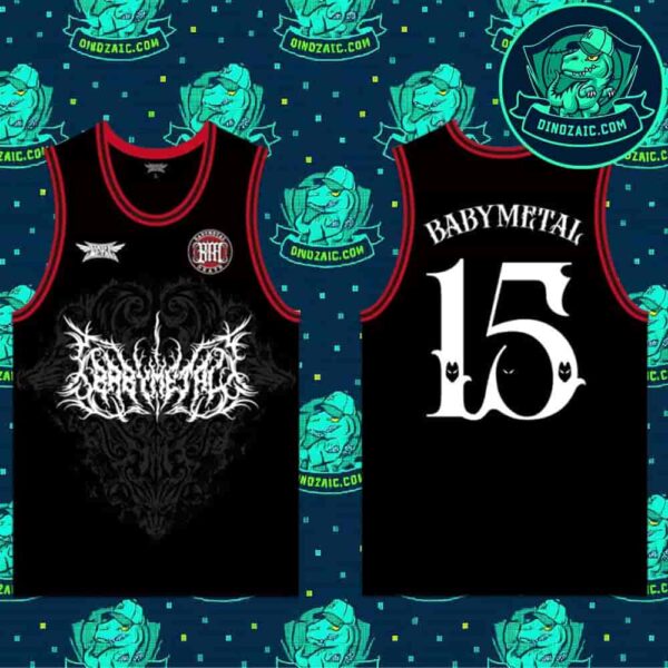BABYMETAL World Tour 2025-26 North America Basketball Jersey Shirt