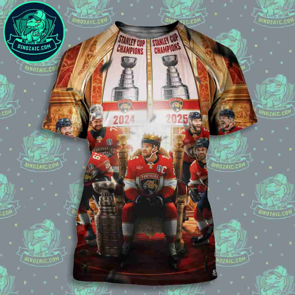 Back-To-Back Champions Florida Panthers NHL Stanley Cup 2025 Victory All Over Print Shirt Back-To-Back Champions Florida Panthers NHL Stanley Cup 2025 Victory All Over Print Shirt