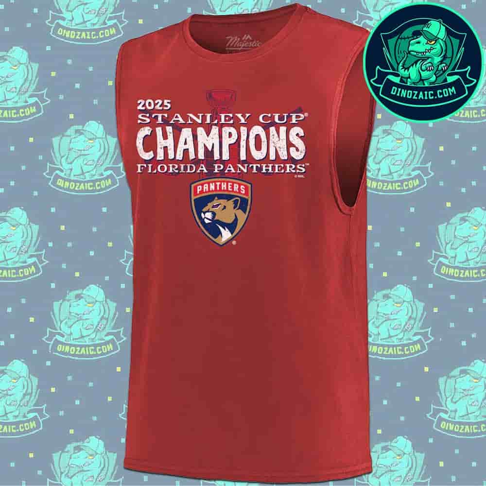 Back-To-Back NHL Stanley Cup Champions Florida Panthers 2025 Red Unisex Tank Top T-Shirt Back-To-Back NHL Stanley Cup Champions Florida Panthers 2025 Red Unisex Tank Top T-Shirt