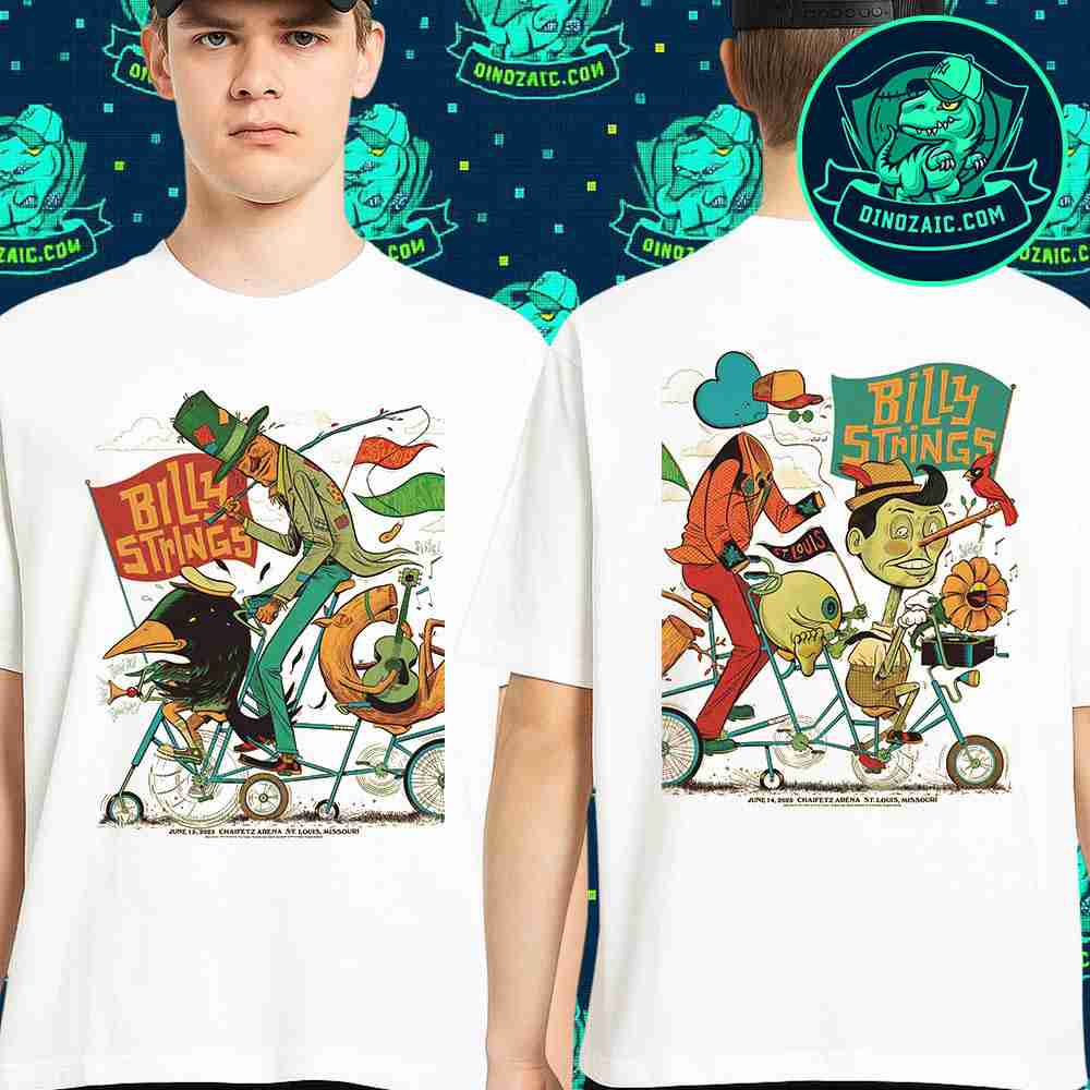 Billy Strings Concert Poster For Full Show In St Louis Missouri On June 13-14 2025 At Chaifetz Arena Merchandise Unisex T-Shirt Billy Strings Concert Poster For Full Show In St Louis Missouri On June 13-14 2025 At Chaifetz Arena Merchandise Unisex T-Shirt