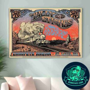 Billy Strings Poster For Show In St Louis Mo On June 13-14 At Chaifetz Arena Decorative Poster Canvas