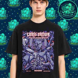 Chris Brown Breezy Bowl XX Stadium World Tour Amsterdam At The Johan Cruijff Arena On June 8 2025 Merchandise T-Shirt