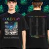 Coldplay Music Of The Spheres Tour 2025 In Las Vegas NC On June 6-8 At Allegian Stadium Merchandise Unisex T-Shirt