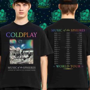 Coldplay Music Of The Spheres Tour 2025 In Las Vegas NC On June 6-8 At Allegian Stadium Merchandise Unisex T-Shirt