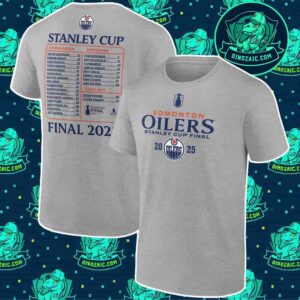 Edmonton Oilers 2025 NHL Stanley Cup Final Roster T-Shirt