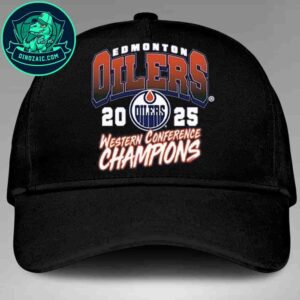 Edmonton Oilers 2025 Western Conference Finals Champions NHL Stanley Cup Hat-Cap
