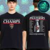 Florida Panthers Red Signature Roster Tee 2025 NHL Stanley Cup Champions Unisex T-Shirt