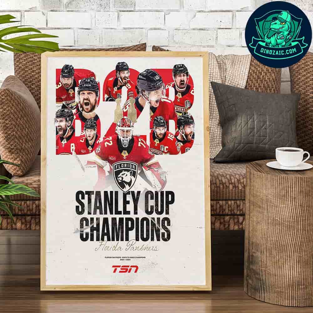 Florida Panthers NHL Repeat As Stanley Cup Champions In 2025 Artistic Wall Print Florida Panthers NHL Repeat As Stanley Cup Champions In 2025 Artistic Wall Print