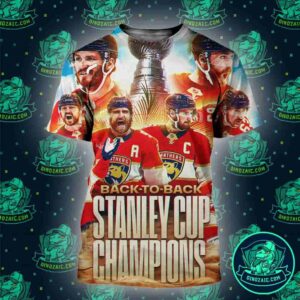 Florida Panthers Stanley Cup Champions 2025 Back-To-Back NHL Victory History Made All Over Print Shirt
