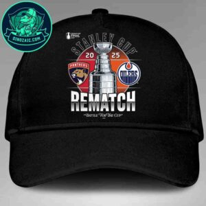 Florida Panthers vs Edmonton Oilers 2025 NHL Stanley Cup Final Matchup Rematch Battle For The Cup Hat-Cap