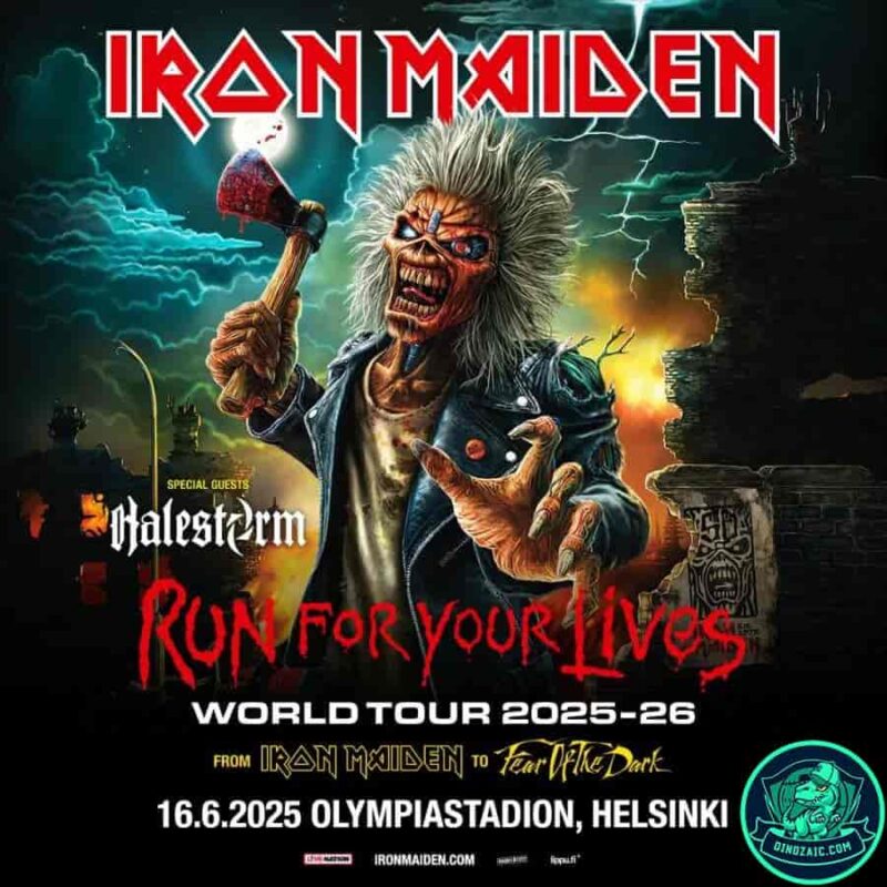 Iron Maiden Run For Your Lives World Tour – June 16, 2025 Live in Helsinki, Finland at Olympic Stadium (1)