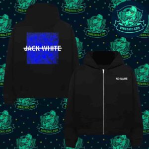 Jack White No Name Tour 2025 Cover Merchandise Fan Gifts Zip Hoodie Shirt