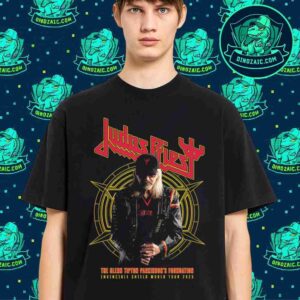 Judas Priest Glenn Tipton Shield Of Pain Invicible Shield World Tour 2025 Merchandise T-Shirt