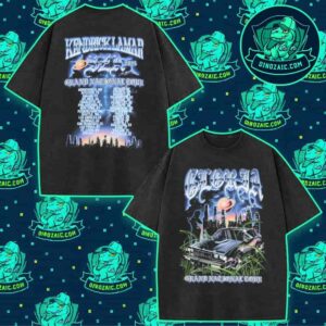 Kendrick Lamar SZA Grand National Tour 2025 Gloria Bug Tour Cities List Wahsed T-Shirt