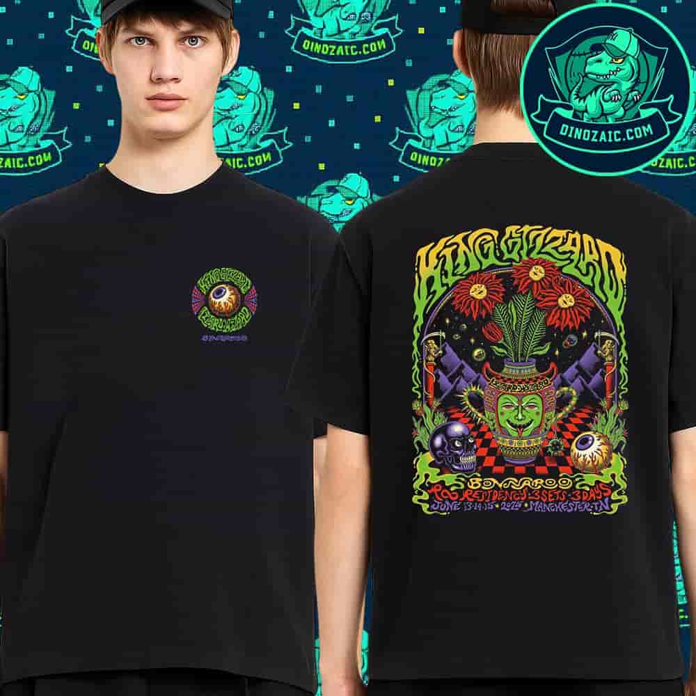 King Gizzard And The Lizard Wizard Exclusive Shirt In Manchester TN At Roo Residency 3 Set 3 Days On June 13-14-15 2025 King Gizzard And The Lizard Wizard Exclusive Shirt In Manchester TN At Roo Residency 3 Set 3 Days On June 13-14-15 2025