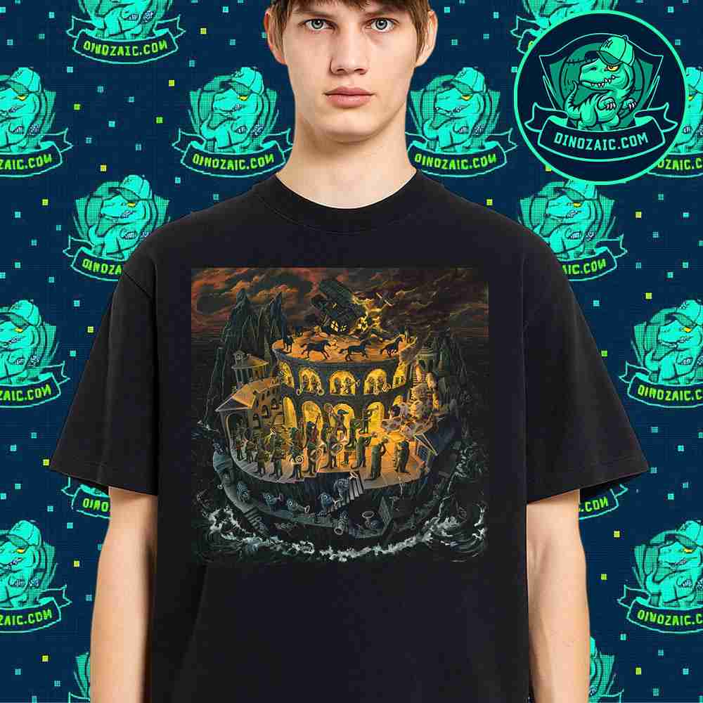King Gizzard And The Lizard Wizard Poster For Album 27 Phantom Island Release 2025 Cover Art Unisex T-Shirt King Gizzard And The Lizard Wizard Poster For Album 27 Phantom Island Release 2025 Cover Art Unisex T-Shirt