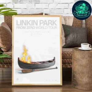 Linkin Park Arnhem 2025 Poster June 26 Concert at Gelredome From Zero World Tour
