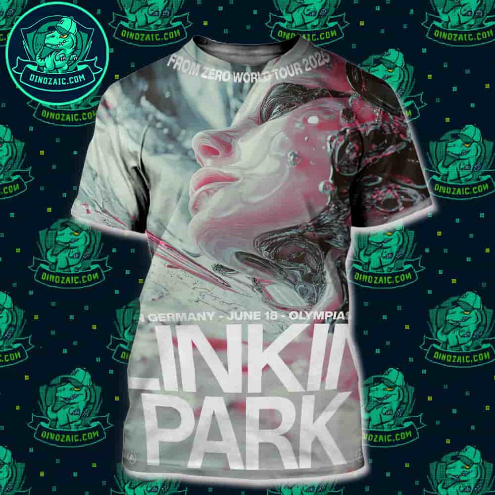 Linkin Park Berlin Germany From Zero World Tour 2025 Poster For Show At Olympiastadion On June 18 2025 All Over Print Shirt Linkin Park Berlin Germany From Zero World Tour 2025 Poster For Show At Olympiastadion On June 18 2025 All Over Print Shirt
