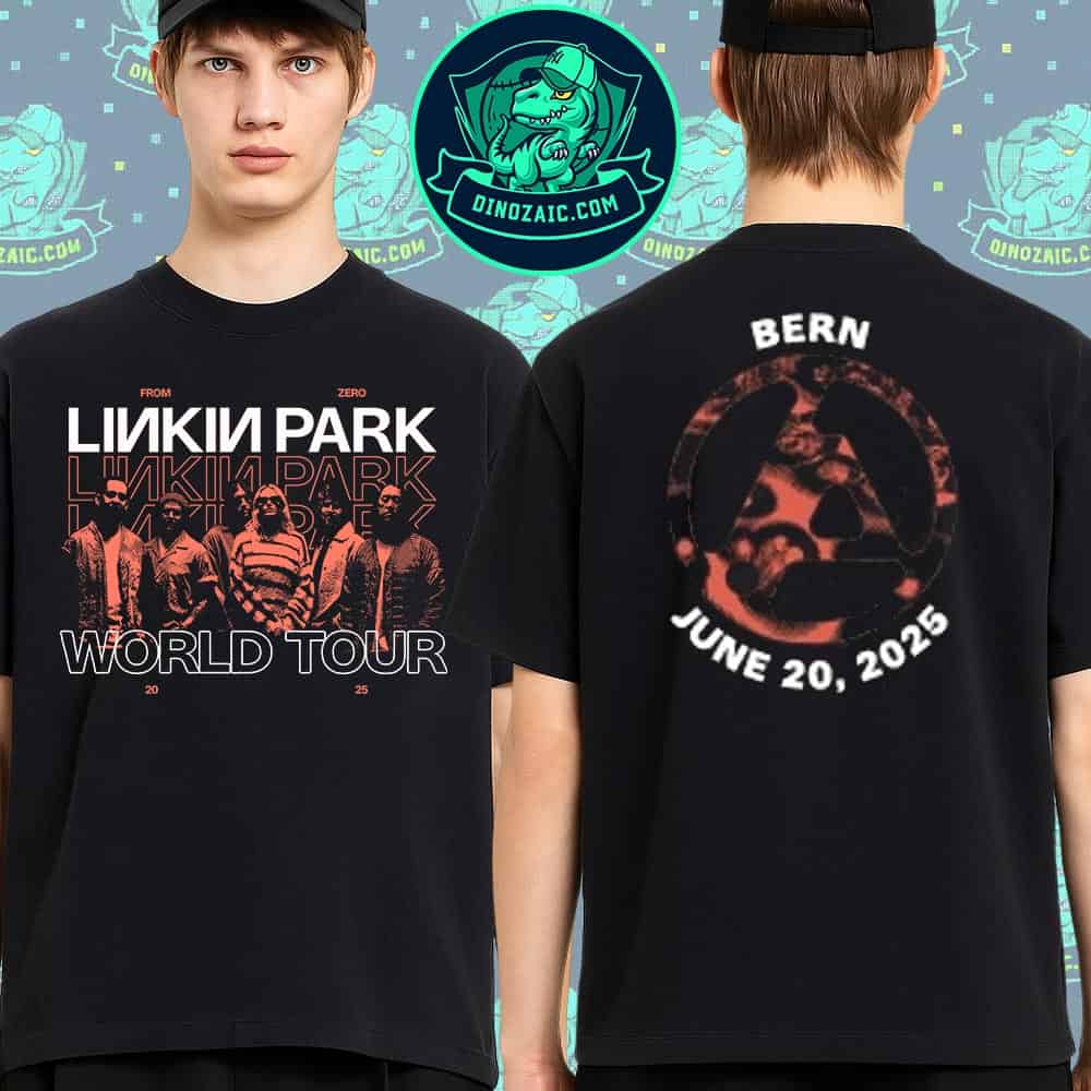 Linkin Park Bern Switzerland From Zero World Tour 2025 Exclusive Tee On June 20 At Bernexpo T-Shirt Linkin Park Bern Switzerland From Zero World Tour 2025 Exclusive Tee On June 20 At Bernexpo T-Shirt