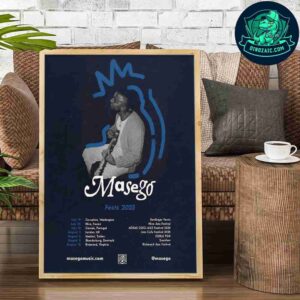 Masego Fets 2025 Tour Dates Decorative Poster Canvas