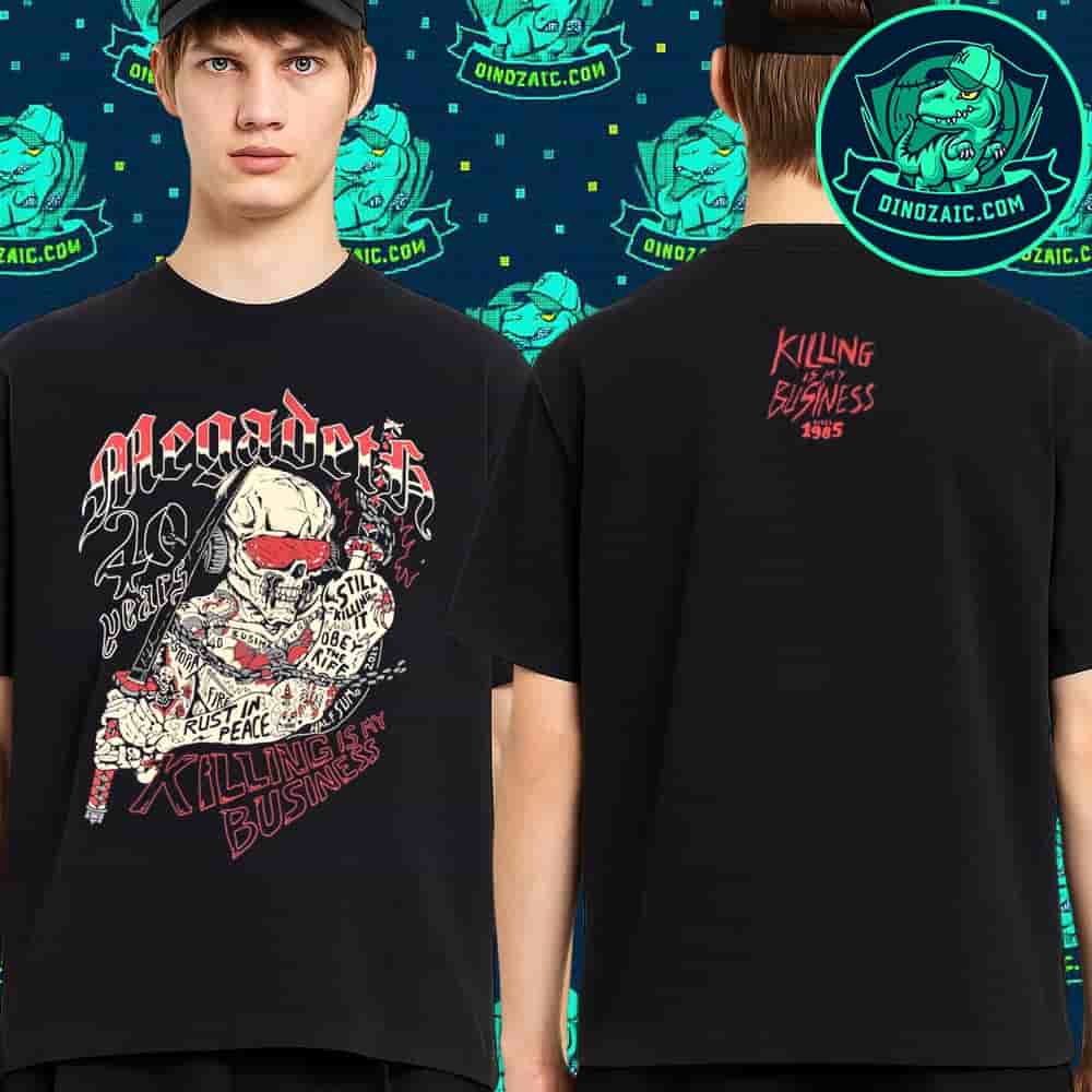 Megadeath X Halfsumo 40 Years Of Killing Is My Business And Business Is Good Special Edition Katana Vic Unisex T-Shirt Megadeath X Halfsumo 40 Years Of Killing Is My Business And Business Is Good Special Edition Katana Vic Unisex T-Shirt