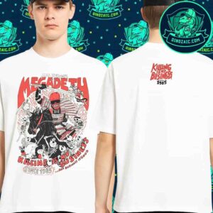 Megadeath X Halfsumo 40 Years Of Killing Is My Business And Business Is Good Special Edition Rattlehead Ronin 2025 Merchandise Unisex T-Shirt