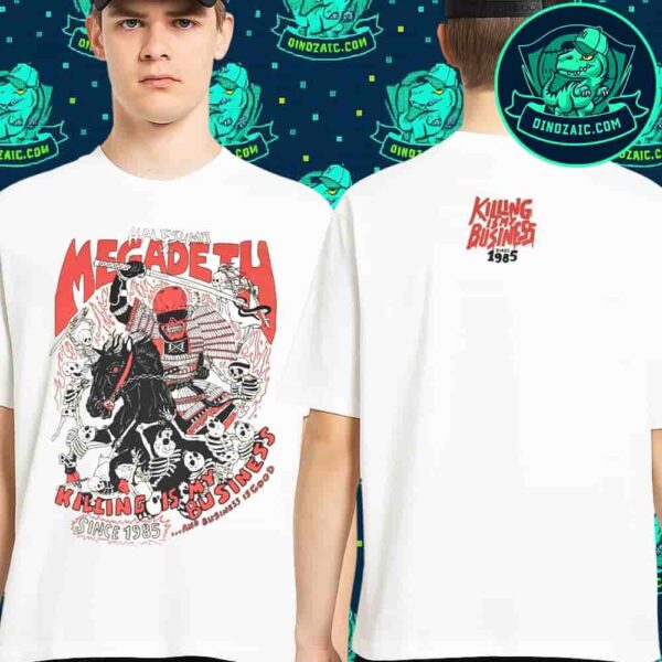 Megadeath X Halfsumo 40 Years Of Killing Is My Business And Business Is Good Special Edition Rattlehead Ronin 2025 Merchandise Unisex T-Shirt