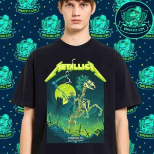 Metallica M72 Houston Texas 2025 At NRG Stadium On June 14 2025 Hell Ranger Merchandise Exclusive Unisex T-Shirt