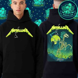 Metallica M72 Houston Texas 2025 At NRG Stadium On June 14 2025 Hell Ranger Merchandise Pull Over Hoodie T-Shirt
