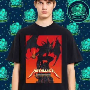 Metallica M72 Santa Clara California Pop-Up Shop Poster Lucifer Rising At Levi’s Stadium On June 20-22 2025 Unisex T-Shirt