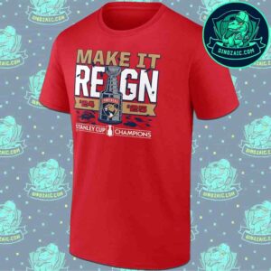 Official Florida Panthers Red Tee 2025 NHL Stanley Cup Champions T-Shirt