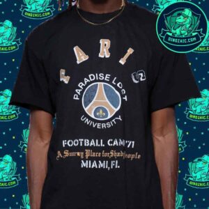 PSG X The Alchemist Miami Florida 2025 Paradise Lost University Football Camp 71 Exclusive T-Shirt