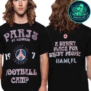 PSG X The Alchemist Miami Florida 2025 Paradise Lost University Football Camp Exclusive Charles T-Shirt