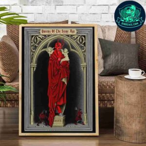 Queens Of The Stone Age Boston Night 1 On June 10th 2025 At Mgm Music Hall At Fenway Decorative Poster Canvas