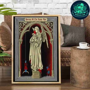 Queens Of The Stone Age Poster In Boston Ma US On June 11 2025 At Mgm Music Hall At Fenway Decorative Poster Canvas