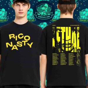 Rico Nasty The Lethal North American Tour 2025 Dates List Fans Gift Essentials Two Sides T-Shirt