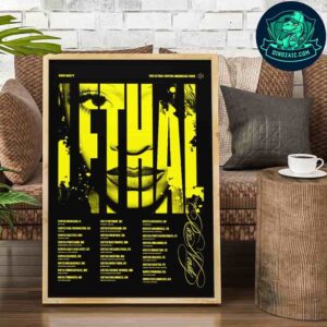Rico Nasty The Lethal North American Tour 2025 Dates List Fans Gift Home Decor Poster Canvas