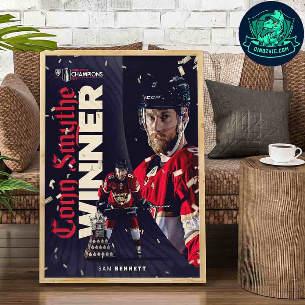 Sam Bennett Wins Conn Smythe Trophy Florida Panthers Crowned 2025 NHL Champions Artistic Wall Print Sam Bennett Wins Conn Smythe Trophy Florida Panthers Crowned 2025 NHL Champions Artistic Wall Print