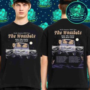 The Wombats North America 2025 Tour Only The Poet Red Rum Club Schedule List Unisex T-Shirt