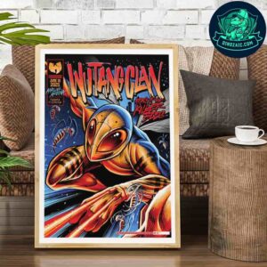 Wu Tang Clan Exclusive Poster In Tampa Florida On June 10 2025 At Amalie Arena Attack Of The Killer Bee Decorative Poster Canvas