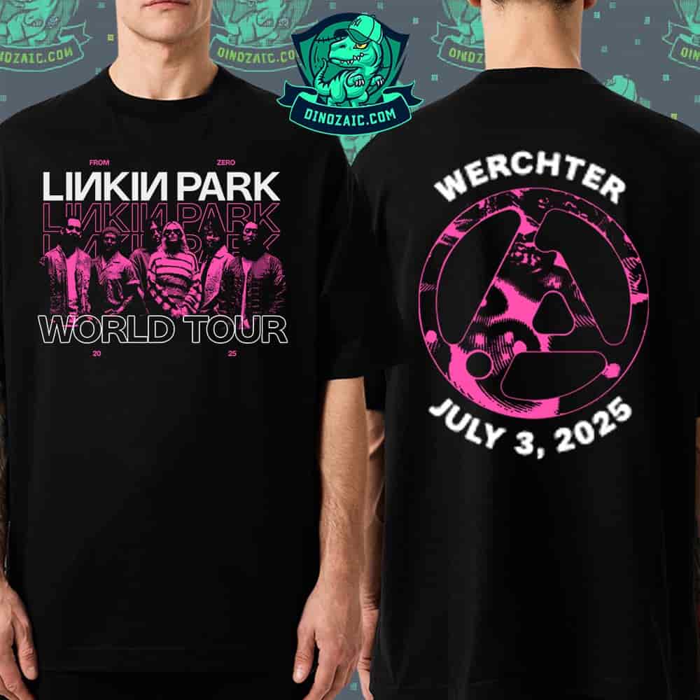 Linkin Park Werchter Belgium Official Merchandise From Zero World Tour Tee Live At Rock Werchter Festival On July 3 2025 T-Shirt Linkin Park Werchter Belgium Official Merchandise From Zero World Tour Tee Live At Rock Werchter Festival On July 3 2025 T-Shirt
